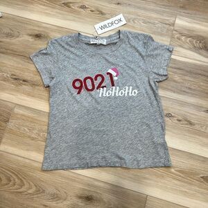 WILDFOX 9021 Ho Ho Ho Christmas Short Sleeve Tee Shirt Size XS